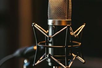 record a professional tv or radio commercial voice over
