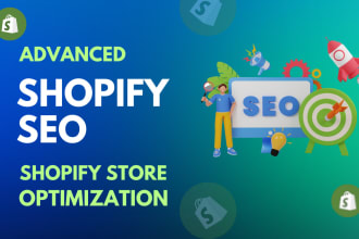 do advance shopify website optimization and ecommerce SEO