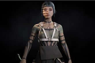 3d character design, 3d character animation, blender, maya, zbrush, unity