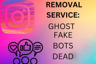 remove ghost and fake instagram followers manually