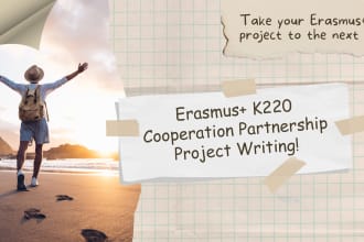 write a successful erasmus plus ka220 cooperation partnership project