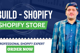 create high selling shopify dropshipping store or shopify website