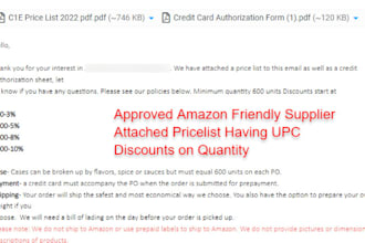 do amazon fba wholesale approval and product research