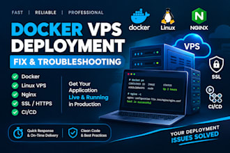 fix docker linux vps nginx deployment and server issues