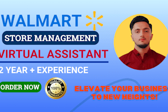 assist with walmart seller setup and automation
