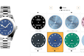 build 2d 3d wrist watch configurator using zakeke and kickflip shopify pod
