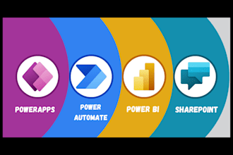 develop powerapps, power automate, sharepoint, ms forms