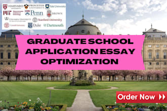 edit your mba or graduate school personal statement