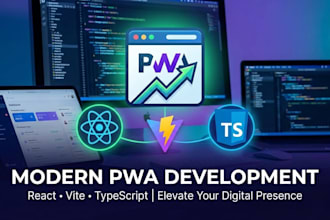 develop a fully operational pwa