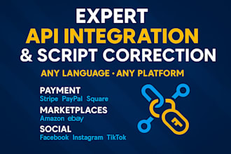 develop custom API integrations, gateways and or automations