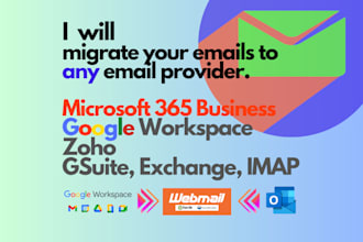 migrate your email between hosting platforms like google, microsoft 365, cpanel
