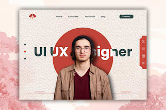 design a japanese inspired UI UX for your portfolio website