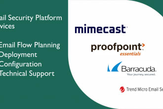 setup support email security solutions mimecast proofpoint barracuda and tmes