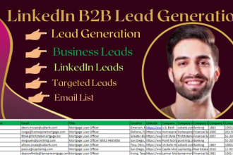 do perfect b2b lead generation, data scraping, email list building