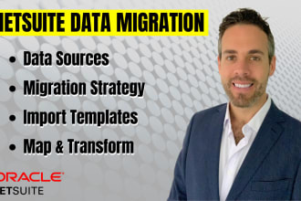 clean, map, import, and migrate your data into netsuite