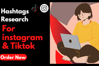research hashtags for tiktok and instagram