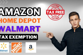 do amazon walmart home depot tax exemption