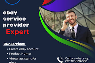 do ebay account creation,product hunter,product listing