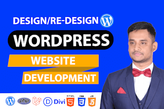 create wordpress website design, redesign wordpress, wordpress development