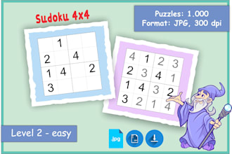 create engaging sudoku 4x4 puzzles for kids