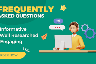 write expertly crafted faq writing service for enhanced website functionality