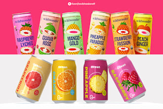 design drink and bottle packaging
