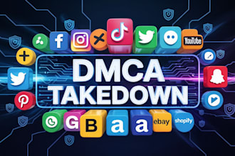 report and remove facebook, instagram,yt, reddit, twitter, under dmca