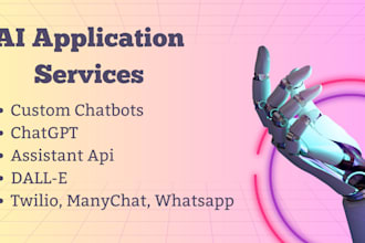 do ai chatbot, ai saas, ai web, custom saas by chatgpt, openai, langchain, llama