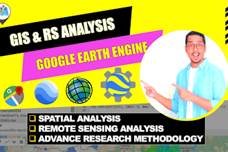 do any gis and remote sensing task using google earth engine