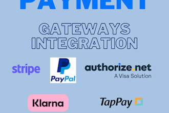 integrate secure payment gateway for website or app
