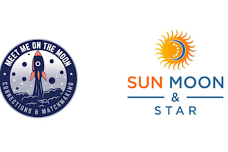 do moon logo  design
