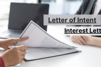 write professional letter of interests for master, phd or job applicants