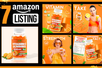 create amazon listing images, listing images design, and pictures