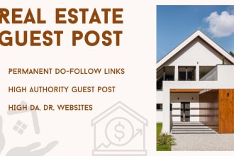 real estate guest post on high authority high traffic sites