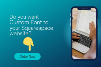 add custom fonts to squarespace website
