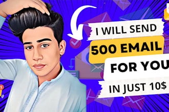 send 1000 emails for you one by one