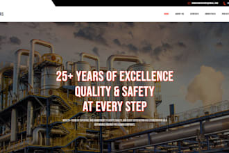 build a responsive react js website or landing page