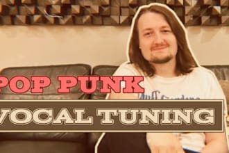 edit and tune aka pitch correct your pop punk vocals
