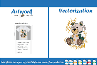 be your attractive vectorize image illustration expert