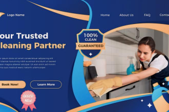 build professional cleaning service website and appointment booking system