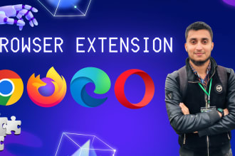 build a custom browser extension for web automation and scraping