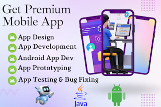 build develop java mobile android app with java development