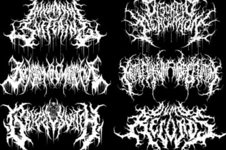 design a modern logo for your metal or rock band