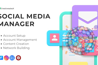 your monthly expert social media marketing manager and specialist for linkedin