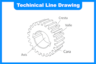 do technical drawing products cnc clothing  vector outline