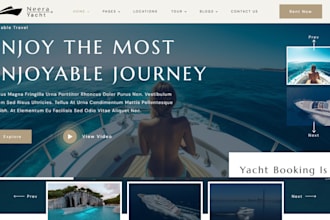 build yacht website boat yacht rental website yacht website