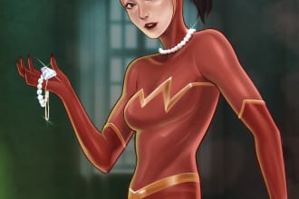 draw super hero heroine original character sfw nsfw