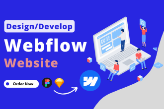 design, redesign, and clone website in webflow, webflow expert