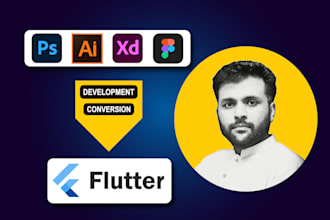 convert adobe xd or figma ui to flutter app