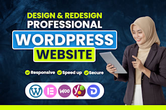 design, redesign, revamp, duplicate, transfer, clone or fix wordpress website